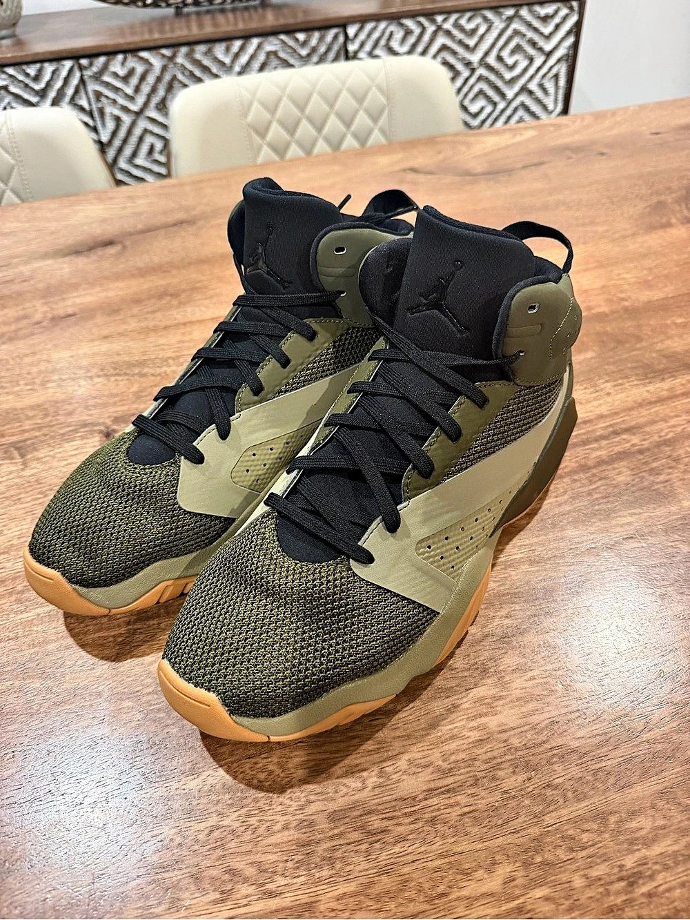 Jordan Lift Off-Neutral Olive/Black Sneakers- Size 12M/13.5W New No Box